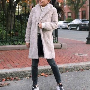 J. Crew Cozy Cream Teddy Jacket